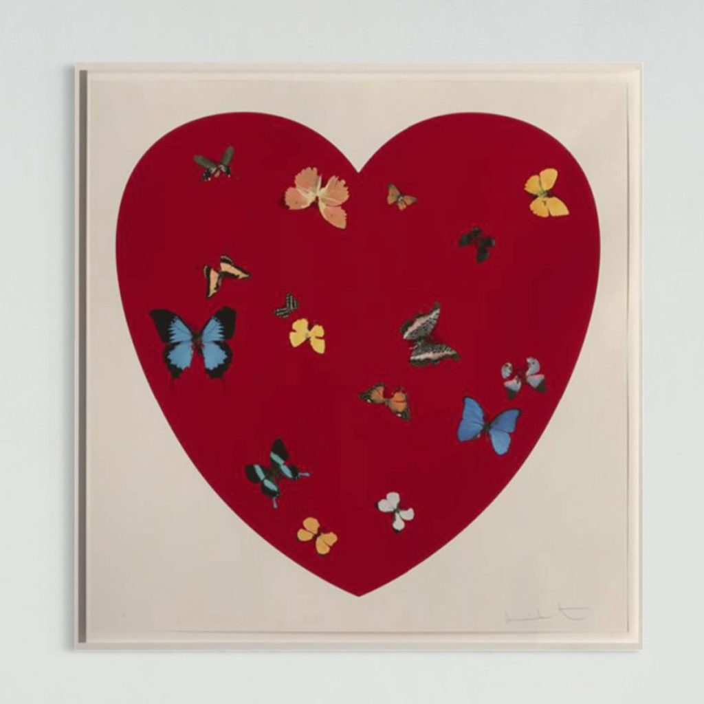 Damien Hirt's heart-shaped print "Big Love" now available from RRFA.
