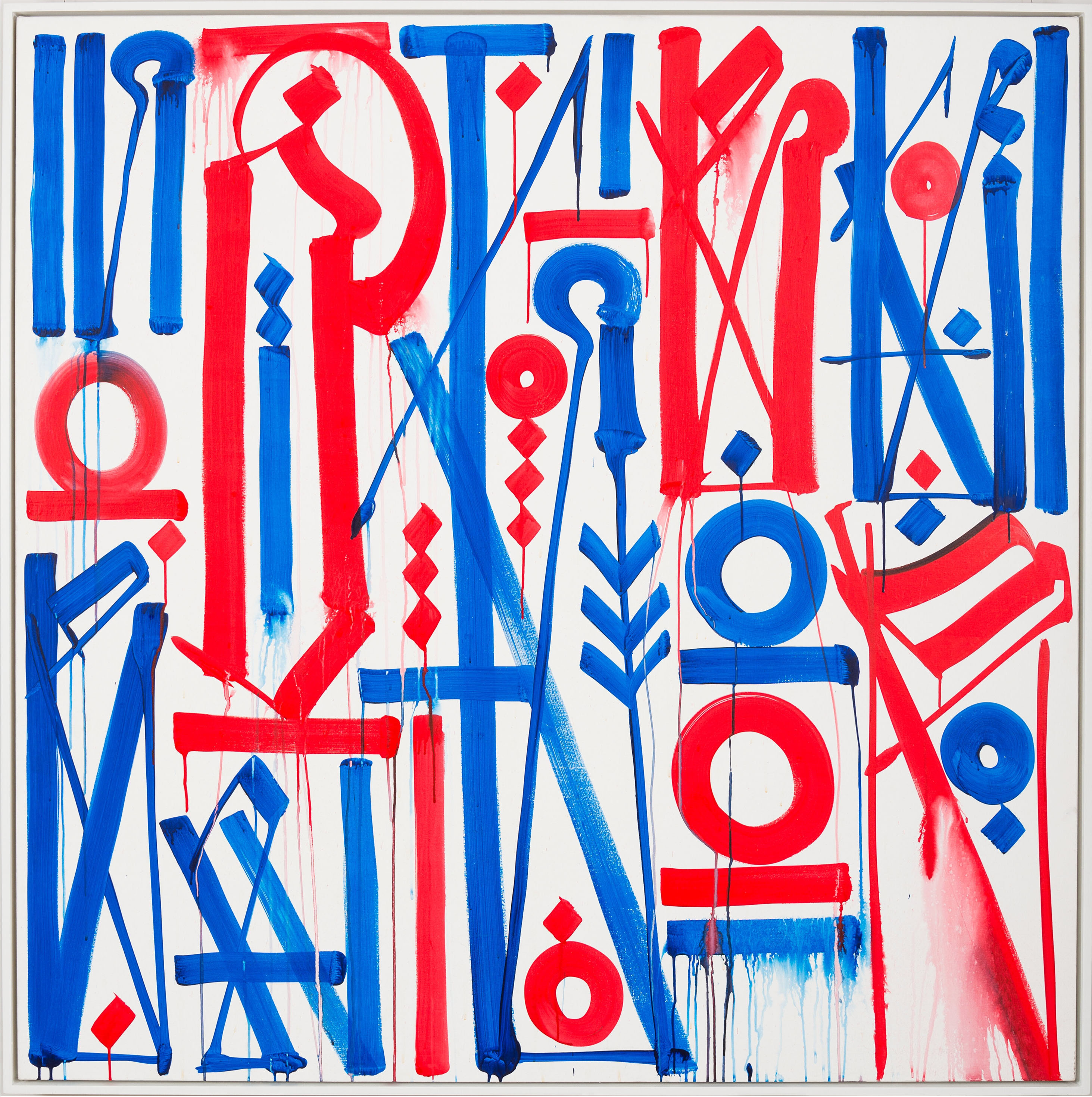 RETNA- Brooks of the Mark original painting from 2014 FRAMED available from RRFA