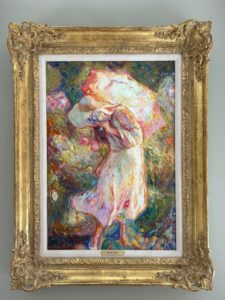 Beltran Bofill- Femme au Parasol original painting