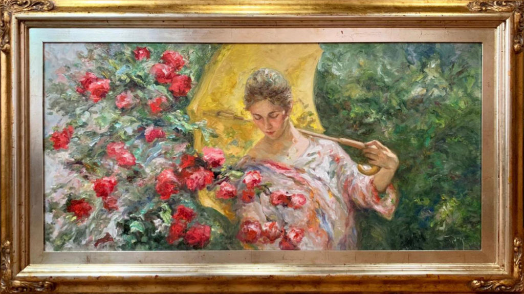 Jose ROYO 60x125 cm Spring original oil on canvas painting available from RRFA