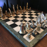 Salvador Dali Chess set made with casts of his fingers