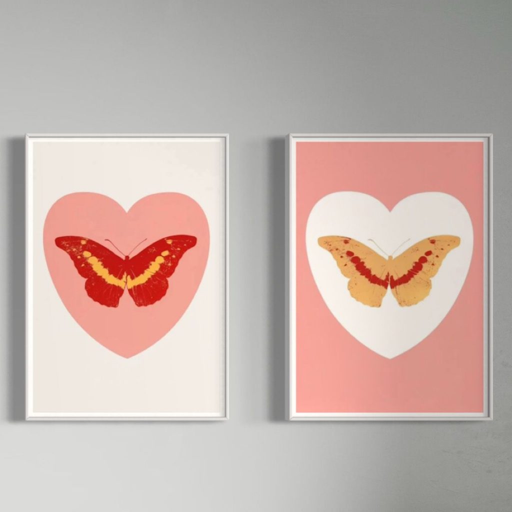 Damien HIRST- I Love You PAIR (2015) now available from RRFA