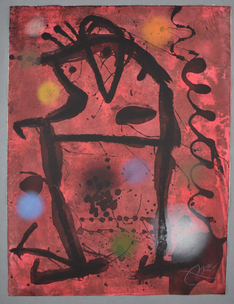 Joan Miro - Large Cave Paintings VII available from RRFA