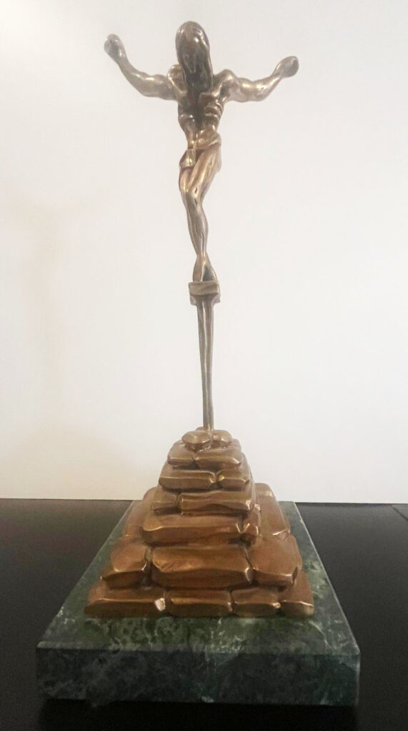 Salvador DALI- Christ of St John of the Cross (41cm) bronze AP#32of75