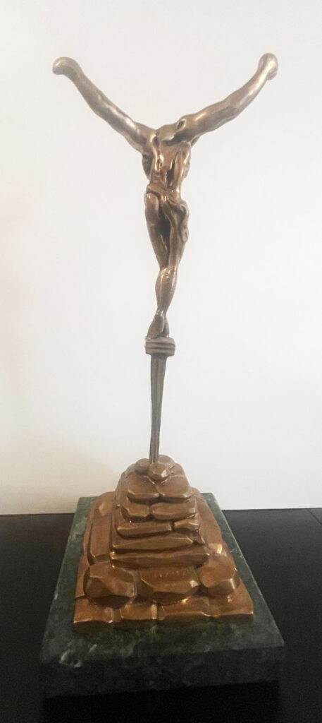 Salvador DALI- Christ of St John of the Cross (41cm) bronze AP#32of75