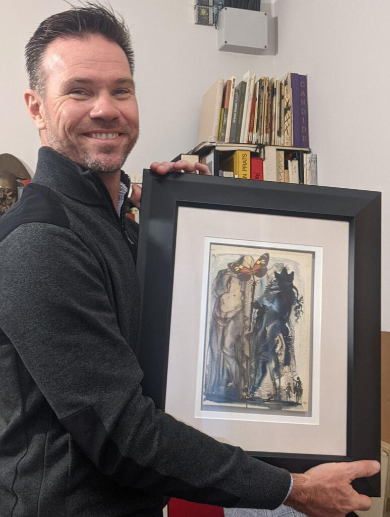 Reed with Eh tu bien from Le Tricorne suite during trip to Spain