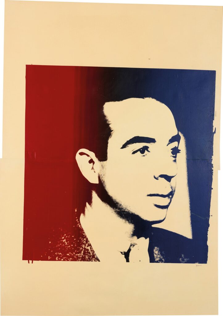 Andy Warhol Vincente Minnelli unique portrait