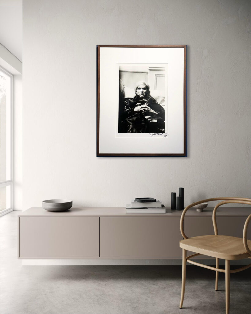 HELMUT NEWTON- Warhol Sleeping photograph from 1974