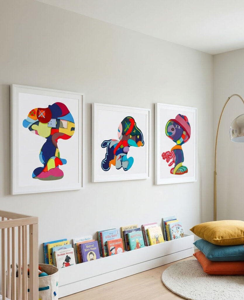 KAWS- NO ONE'S HOME Set WALL MOCK copy