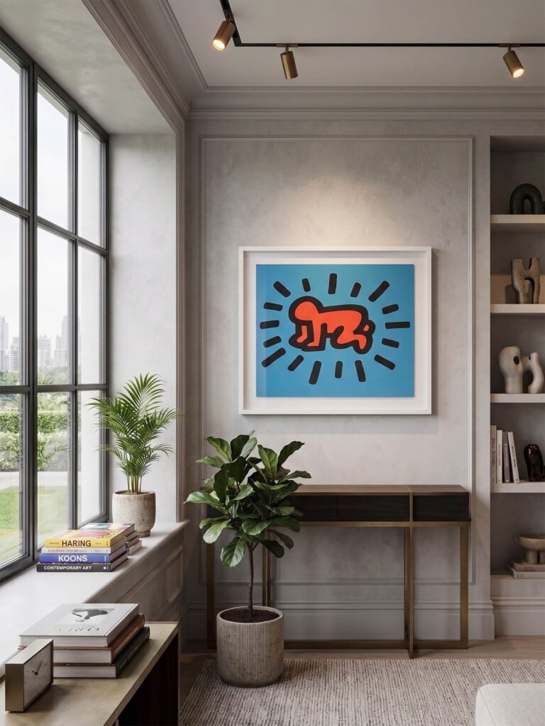 HARING- Radiant Baby WALL MOCK