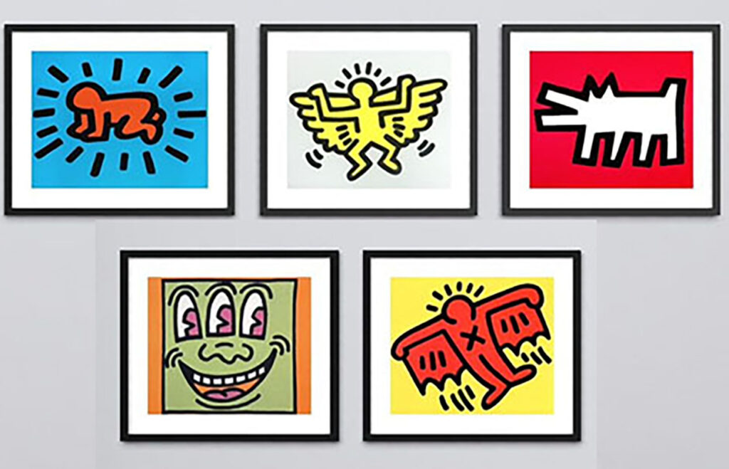 HARING- Icons WALL MOCK copy