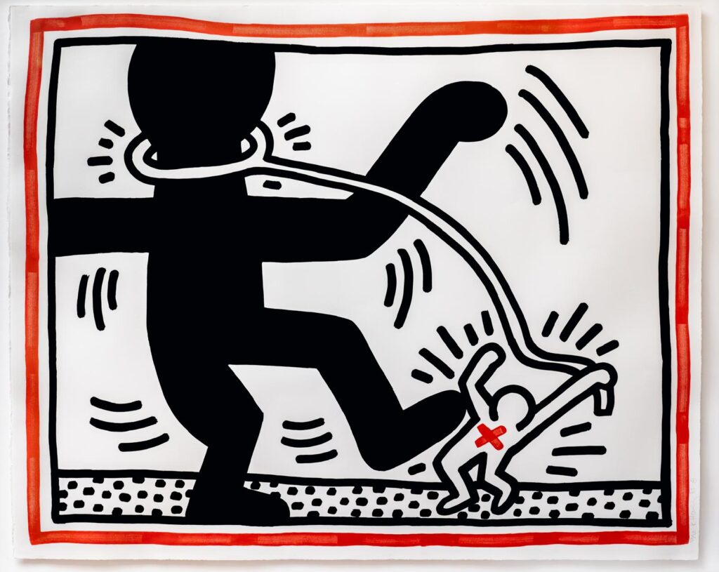 HARING- Untitled (Free South Africa #2) FULL