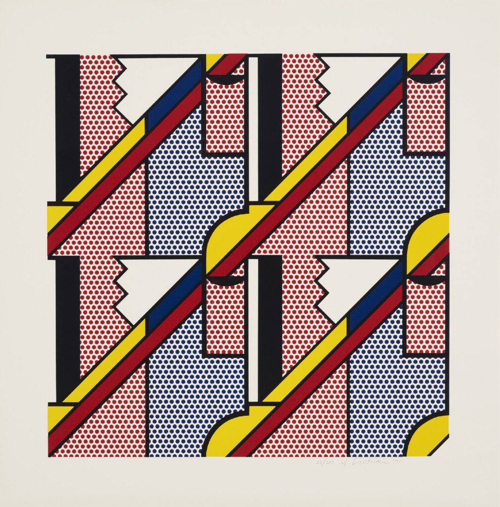 LICHTENSTEIN- Modern Art Print 1971