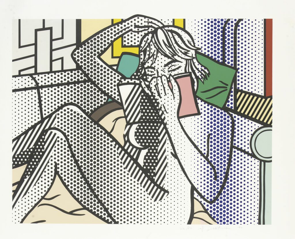 LICHTENSTEIN- Nude Reading AP 8of12 HI RES