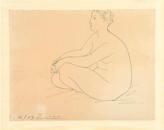 PICASSO- Seated Nude, 1943