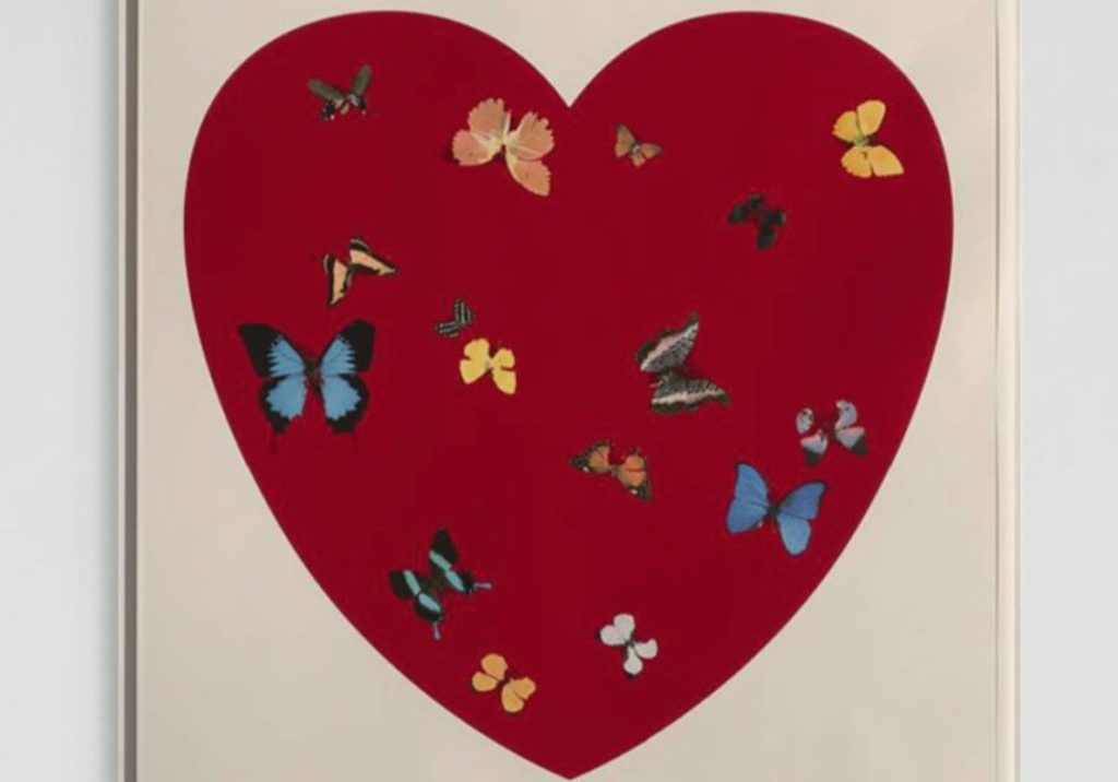 Damien Hirt's heart-shaped print "Big Love" now available from RRFA.